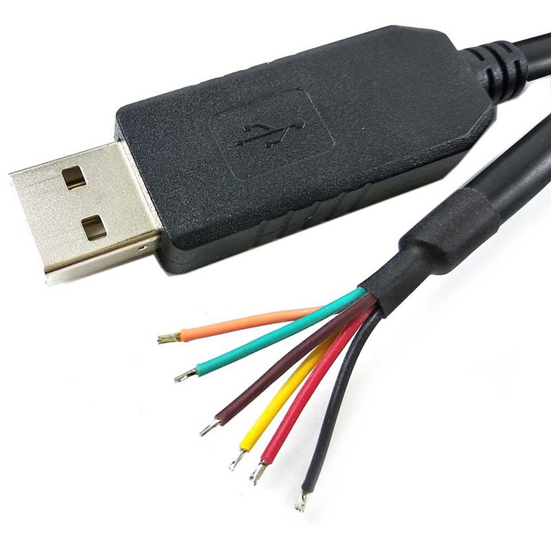 CE RoHS UART FTDI USB to RS485 Converter Communication Cable with 6 Wires Output B A G Compatible with Mac Linux Windows 10