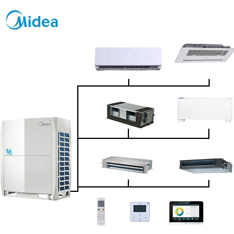 Midea VRF Air Conditioners DC Inverter Compressor 6 Ton Air Cooler energy saving commercial ac for hotel shopping mall