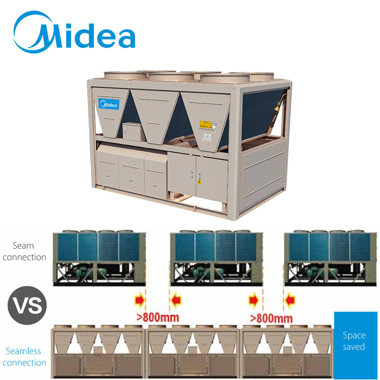 Midea Quiet operation Cooling only 770kw Condensing Unit air cooled scroll chiller air cool chiller