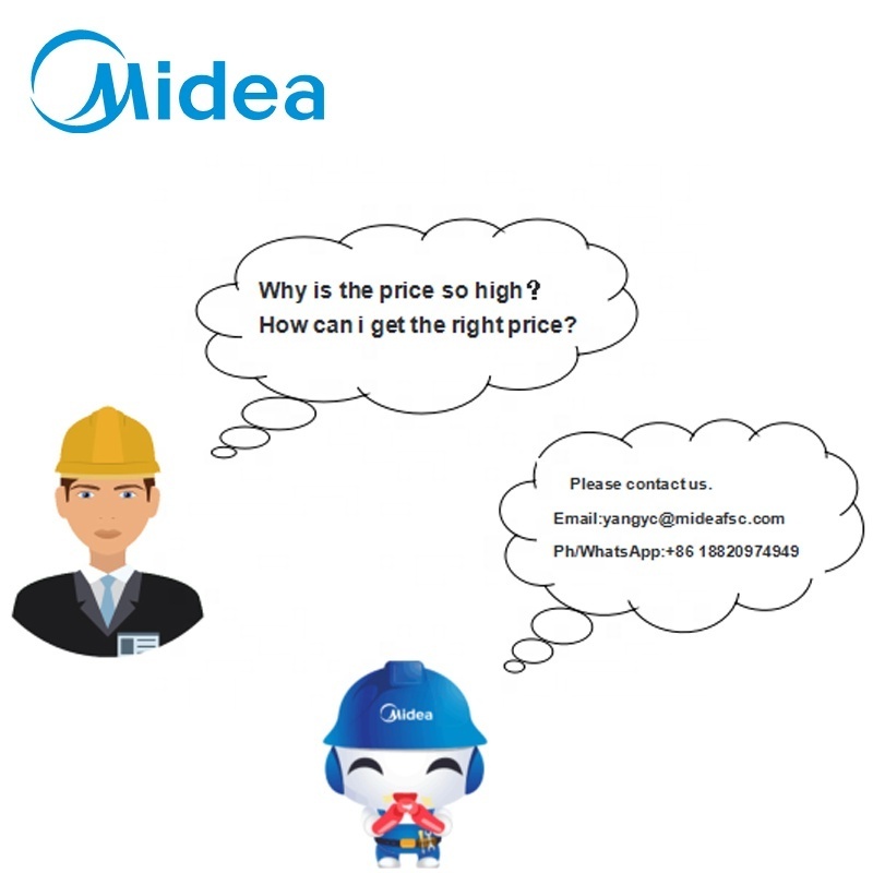 Midea High Efficiency R410a Large Capacity Air Cooled Scroll Chiller For Building