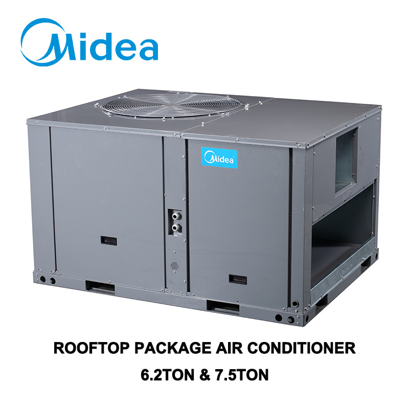 Midea 10 Ton Hvac Equipment Cooling System Commercial Central Air Condition Package Ac Units Rooftop Air Conditioner