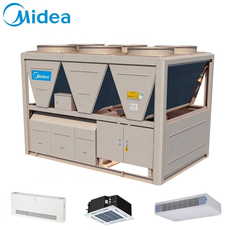 Midea High Efficiency R410a Large Capacity Air Cooled Scroll Chiller For Building