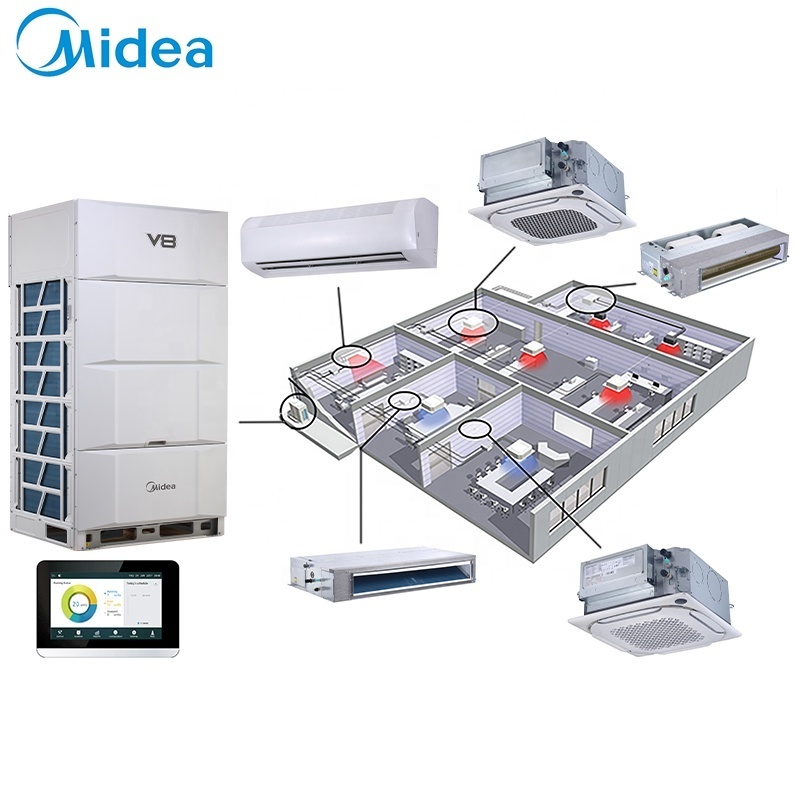 Midea 28kW Smart Super Anti-interference Capability Brand Air Conditioner Vrv Vrf System Commercial Central Air Conditioner