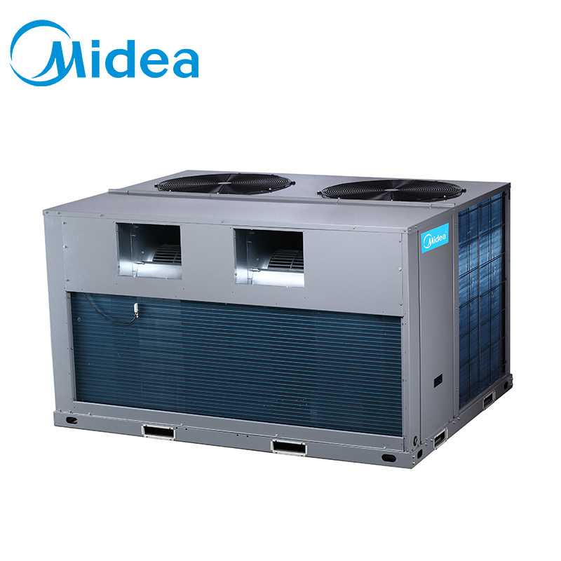 Midea rooftop package reliable scroll compressor ac outdoor cooling unit central air conditioner system