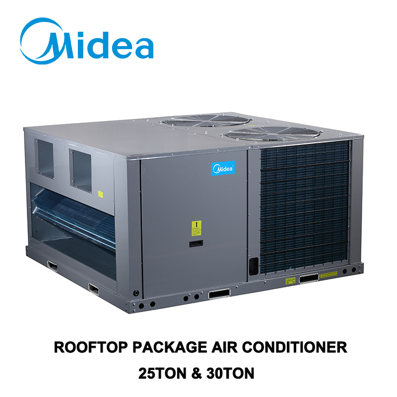 Midea Air Handling Unit Cooling and Heating Rooftop Air Conditioner 20 Ton Rooftop Packaged Unit