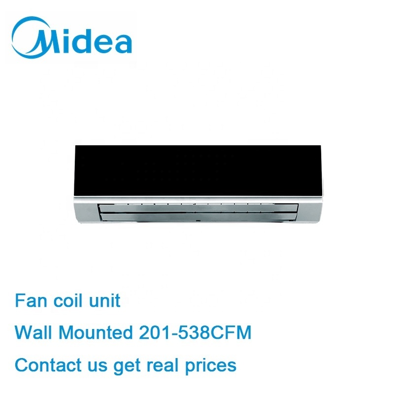 Midea digital display commercial air conditioner chilled water hydronic wall mounted fan coil unit price