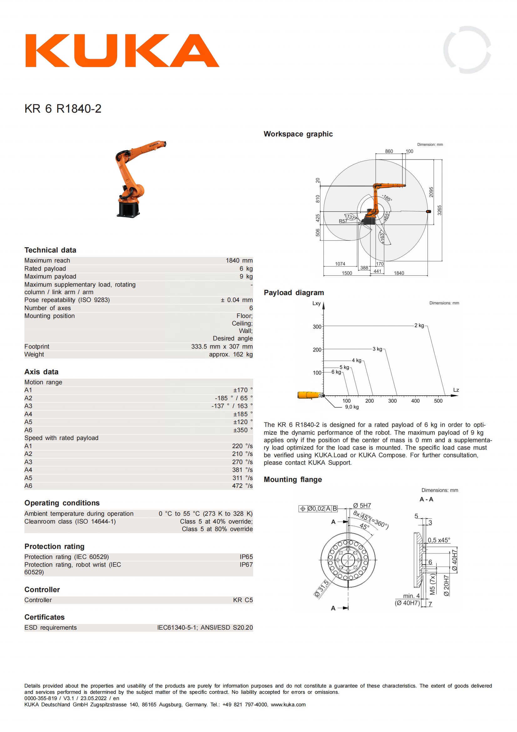 KUKA 9kg payload Robot arm welding machine cost-effective price welding robot with automatic for machine loading unloading