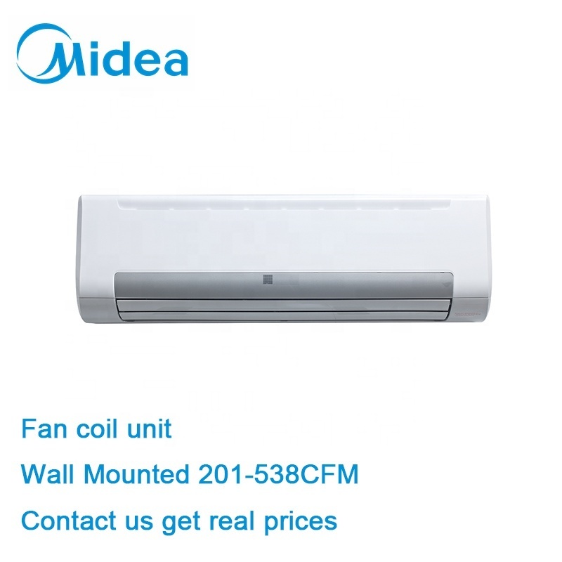 Midea digital display commercial air conditioner chilled water hydronic wall mounted fan coil unit price