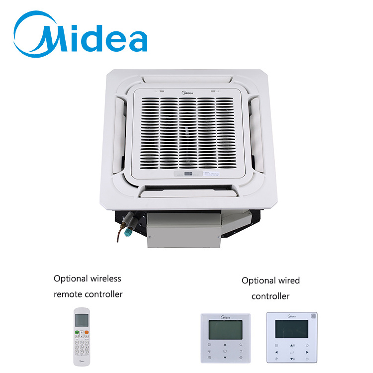 Midea air flow four way ceiling cassette ac heat invertor 24000 btu units air conditioner inverter commercial air conditioner