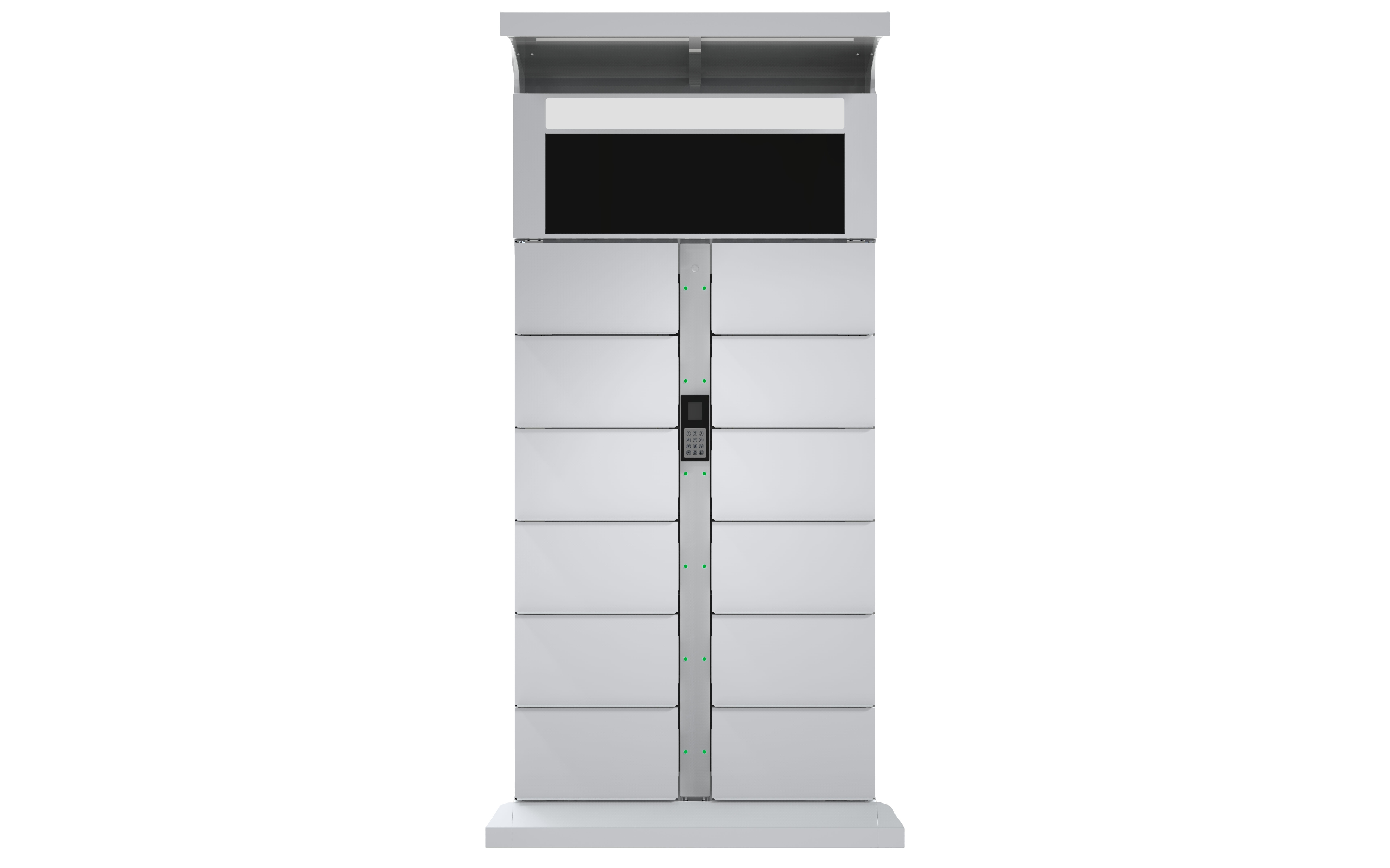 Smart Parcel Delivery Fridge Locker for pizza steak