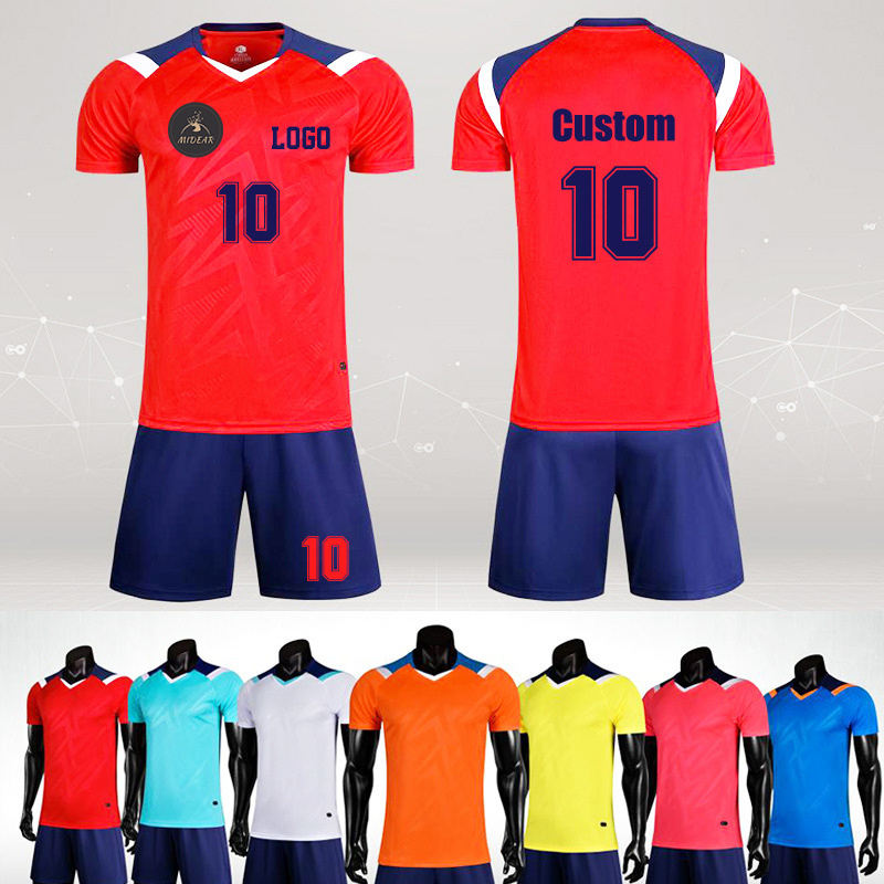 Custom Sets Team Soccer Wear Uniform Set Training Wholesale retro Cheap Soccer kits Uniform tracksuit football 2324