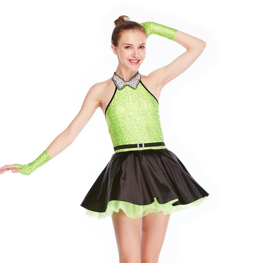 MiDee Girls Dance Dress Jazz And Stage Dance Costume Jazz Dance Wear