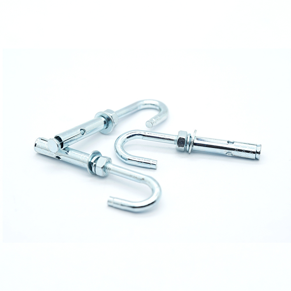 High Quality Din7982 Stainless Steel Hooks for Chandeliers and Ceiling fans,Heavy duty expansion screw hook