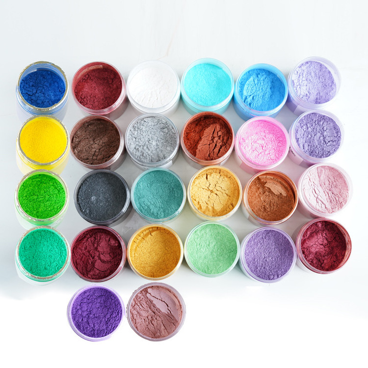 Hot Sale Flake Price Crystal series Cosmetic Grade Mica Pearlescent Powder Pigment