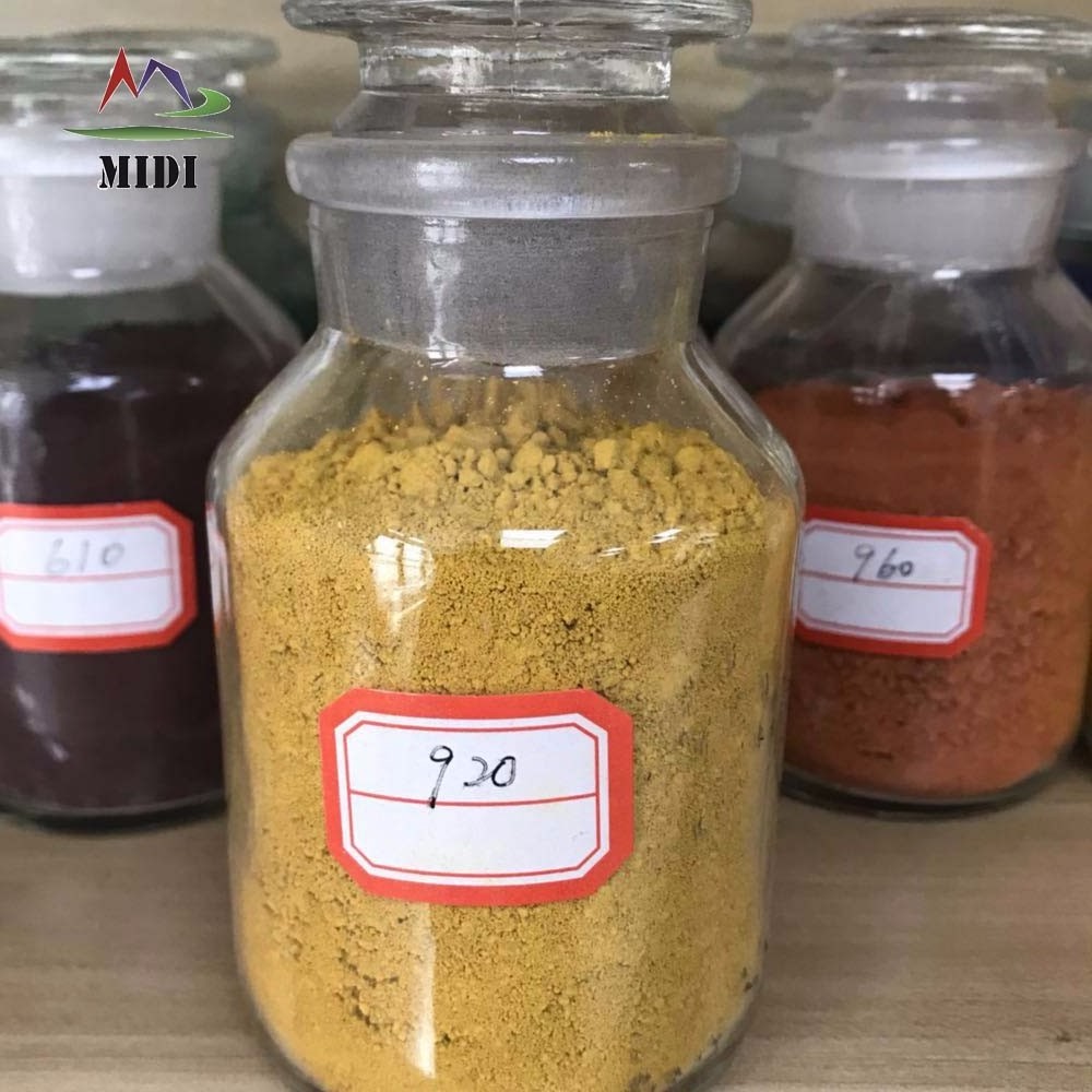 High quality iron oxide yellow/black/red fe2o3 powder