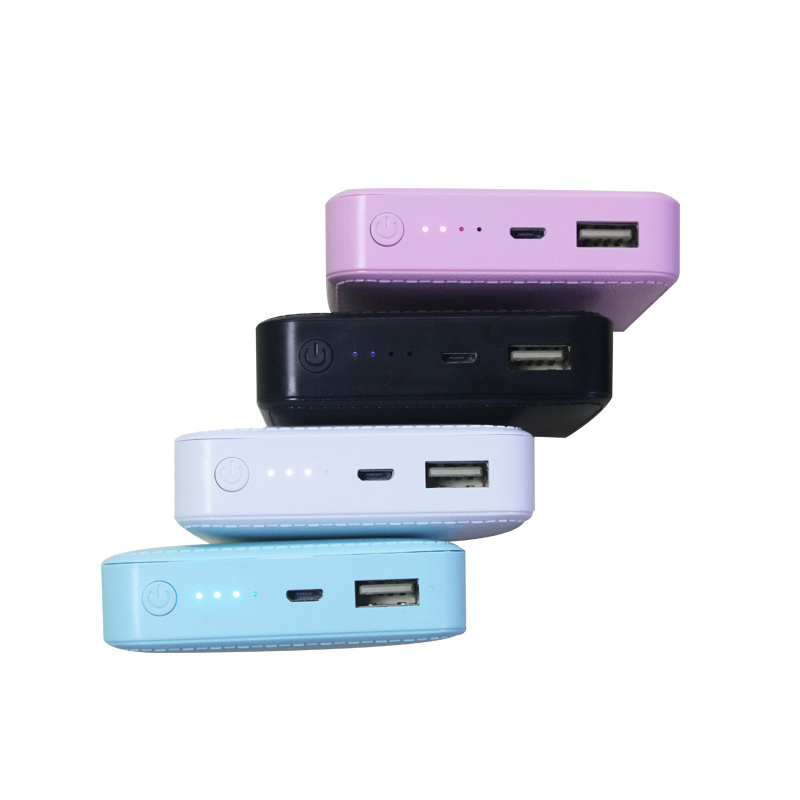 Colourful Imitation Leather Design Cute Power Bank 10000 mah, Custom Power Banks and Portable Phone Charger for mobile phone