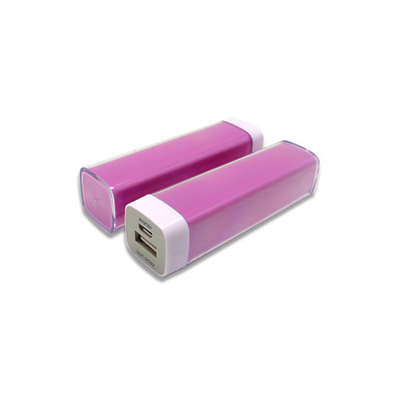 Portable mini mobile power bank 2600mah in lipstick shape,power banks powerbank and usb chargers for smart phone