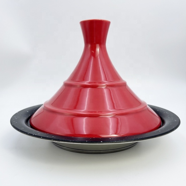 Mini Plat Pour Tajine Stainless Steel Cookware Induction Morocco Cooking Pot Tajin Red Ceramic Marco Tajine