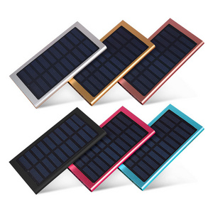 2024 HOT Dual USB Power Bank 20000mAh Li-Polymer Battery Charger 10000mah Powerbank, External Portable Solar Panel Power Banks