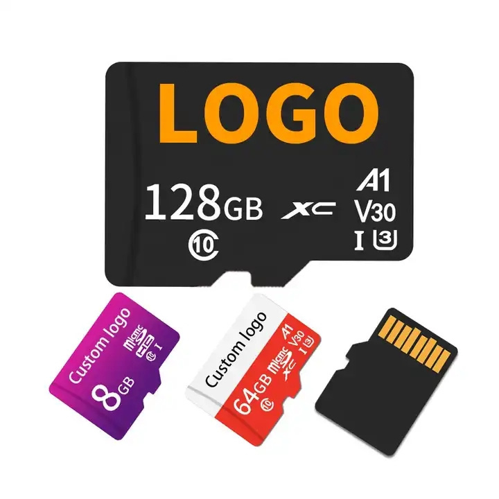 Hot Sale Memoria TF Sd Card 64gb 2gb 4gb 8gb 16gb 32gb 128gb 512gb 128 Gb Custom Micro Memory Cards For MP4 Camera Mobile Phones