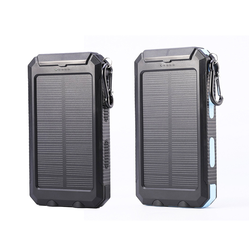 2020 smart phone 10000mAh Waterproof Electronics Solar Power Bank charger