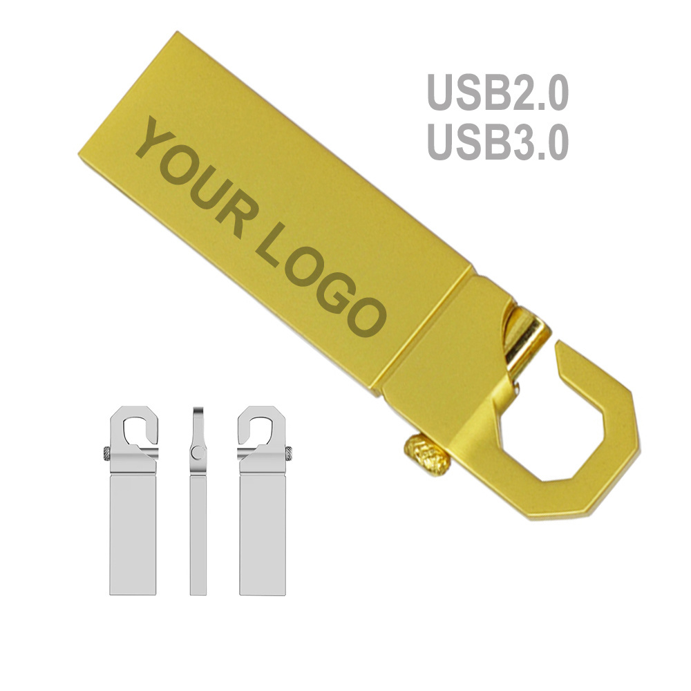 2024 Top Selling Custom LOGO Mini Metal USB 2.0 3.0 stick 1GB 2GB 4GB 8GB 16GB 32 GB 64GB 128GB 256GB wholesale USB Flash Drive