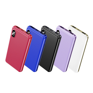 Wholesale 10000mAh 20000mAh Cute Power Banks High Capacity Portable Phone Charger Display UK OEM Business Gifts Mobile Charger