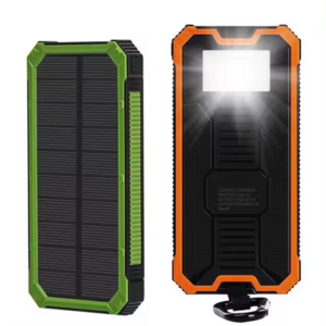 10000mAh Hand Crank Power Bank with Solar Panel Charger Mini Electric Generator Electric Power Banks Charging PowerBank 20000mAh