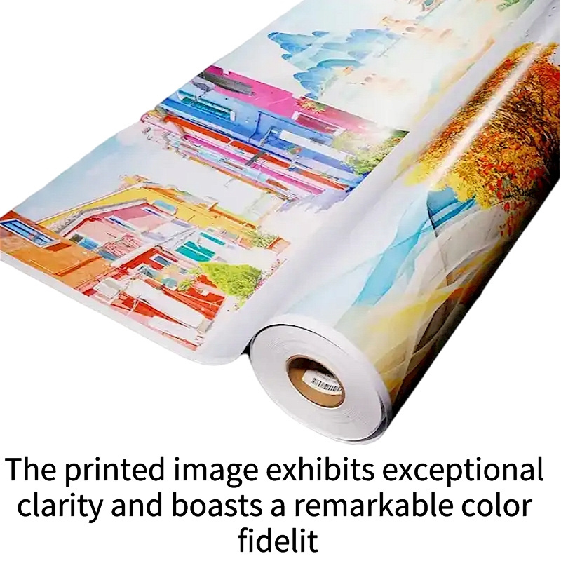 140g Eco Solvent Inkjet Digital Printing Adhesive Vinyl Roll White Permanent/Removable for PVC Paper Fabric Materials