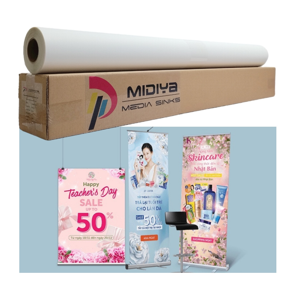 Eco Solvent Printable Waterproof PP Synthetic Paper Rolls of Poster Paper