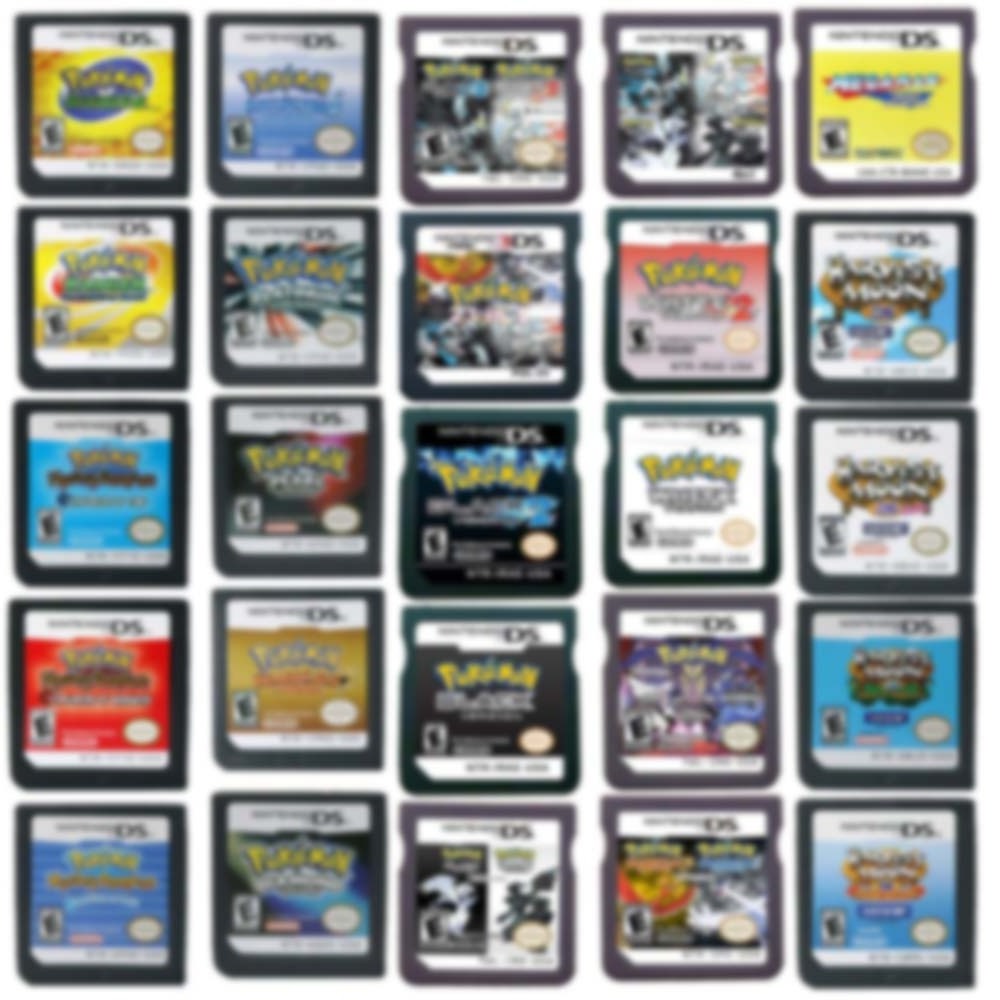 Hot Retro 16 bit game cartridge 2 In 1 Pokemoned black and White Game Card for Nintendo 3DS NDSI NDSL NDS Lite