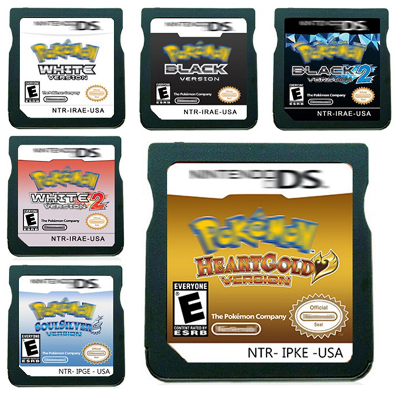 DS game card Multi Video game Cartridge Soul Silver Heart Gold for 3DS 2DS Poke moned Game Card Series