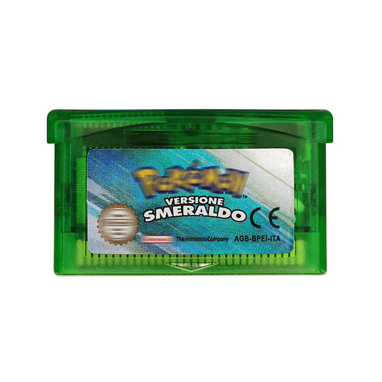 Italian Pokemoned Video Games Cartridge for GBA SP GBM DS Lite Game Card ITA Italy Version