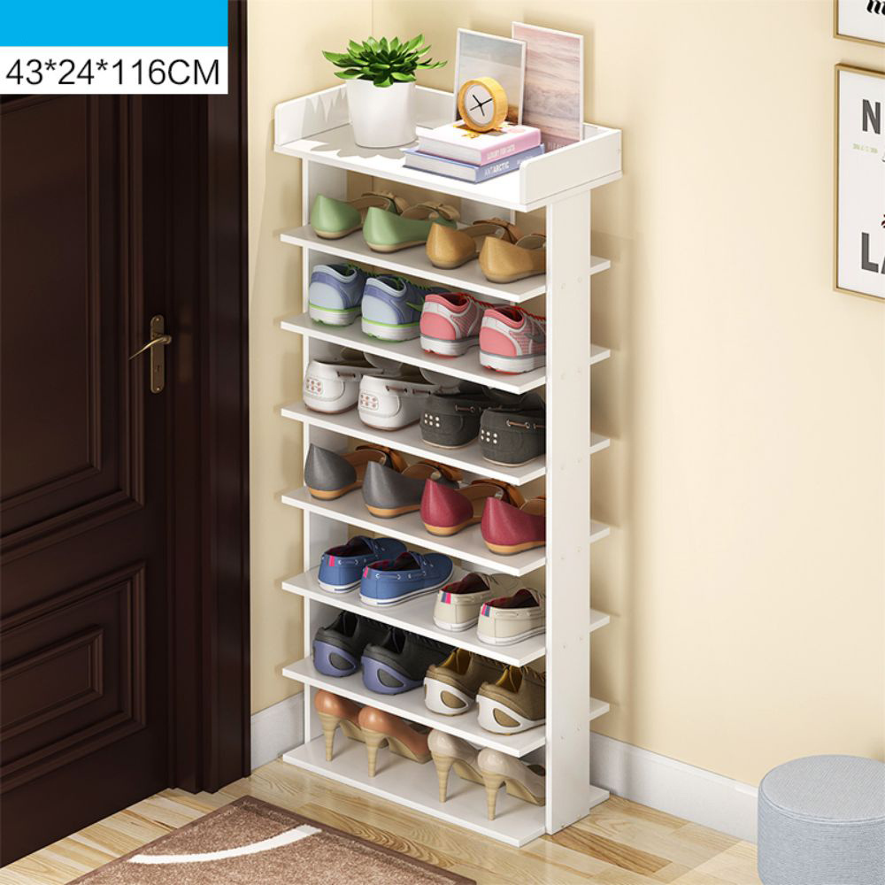 Shoe Rack Narrow and Simple Door Removable Small Multilayer Shoe Cabinet