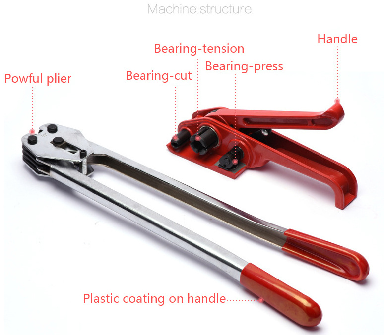 Manual Packing Pliers Hand Packaging Tool PET Strapping Pliers  Tool