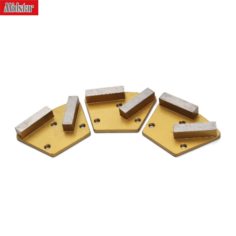 Trapezoid Metal Bond Diamond Grinding Plates Grinding Discs for Stone Concrete Floor Polishing