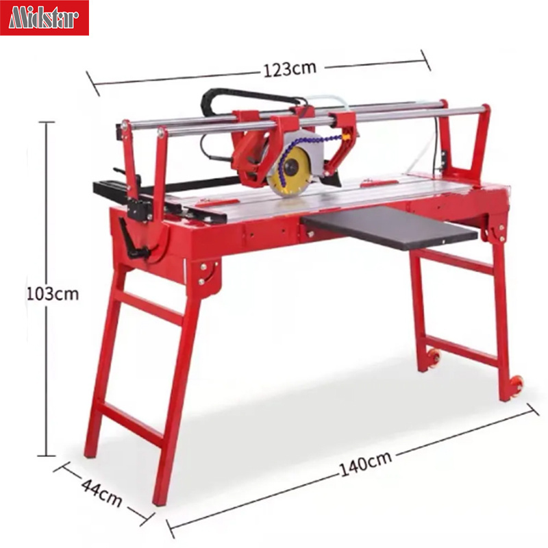 Midstar Desktop Ceramic Tile Cutting Machine Portable Semi-automatic Stone Cutting Machine Apply for Granite Marble Porcelain