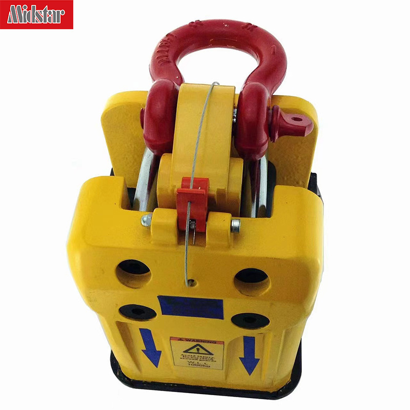 High Quality Black 1000Kg Stone Slab Lifting Clamp Granite Marble Lifting Slab Lifter