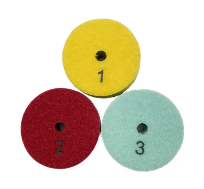 Diamond Flexible Polishing Wheel 3 Step Dry Polishing Pad Stone Grinding Pads for Angle Grinder