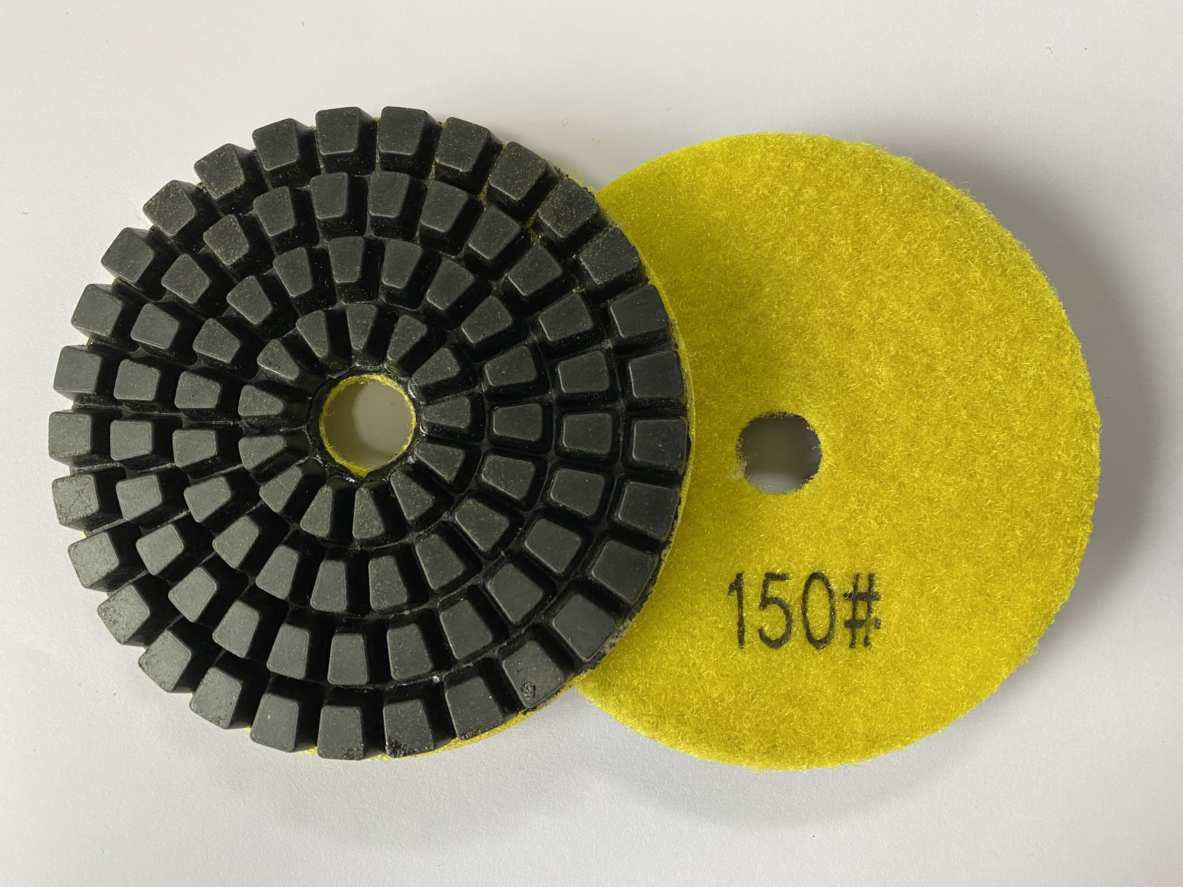 4inch Wet Diamond Resin Floor Polishing Pad For  Concrete Terrazzo Marble Grinding