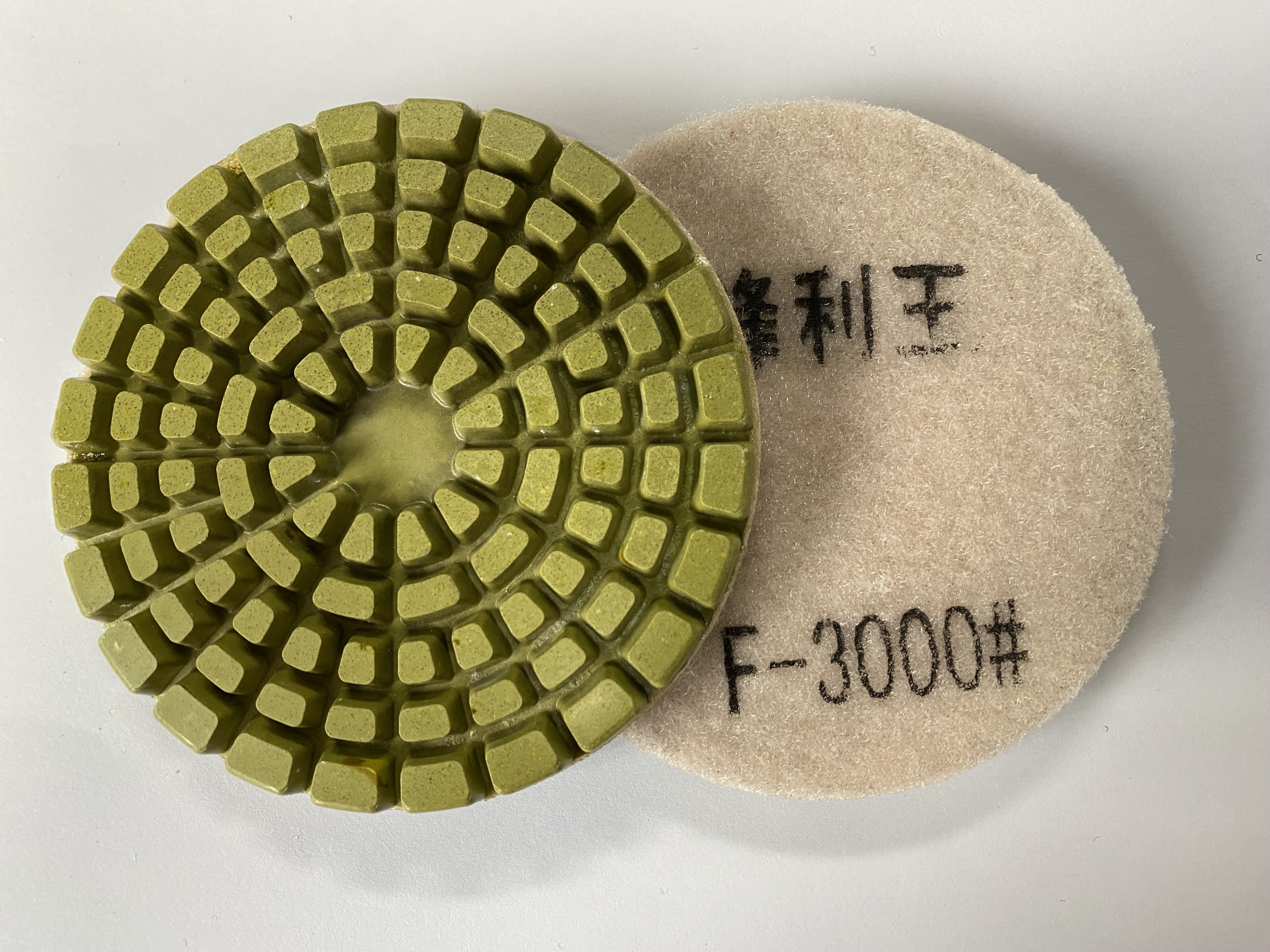 4inch  Sharp Type  Wet  Diamond Bond Resin Wet Flexible Polishing Pad  Fpr Concrete terrazzo  Floor Polishing