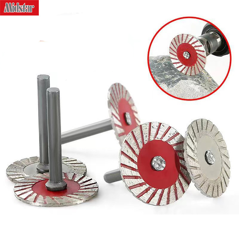 Diamond tool corrugated cutting small  section carving saw blade Stone electric mill