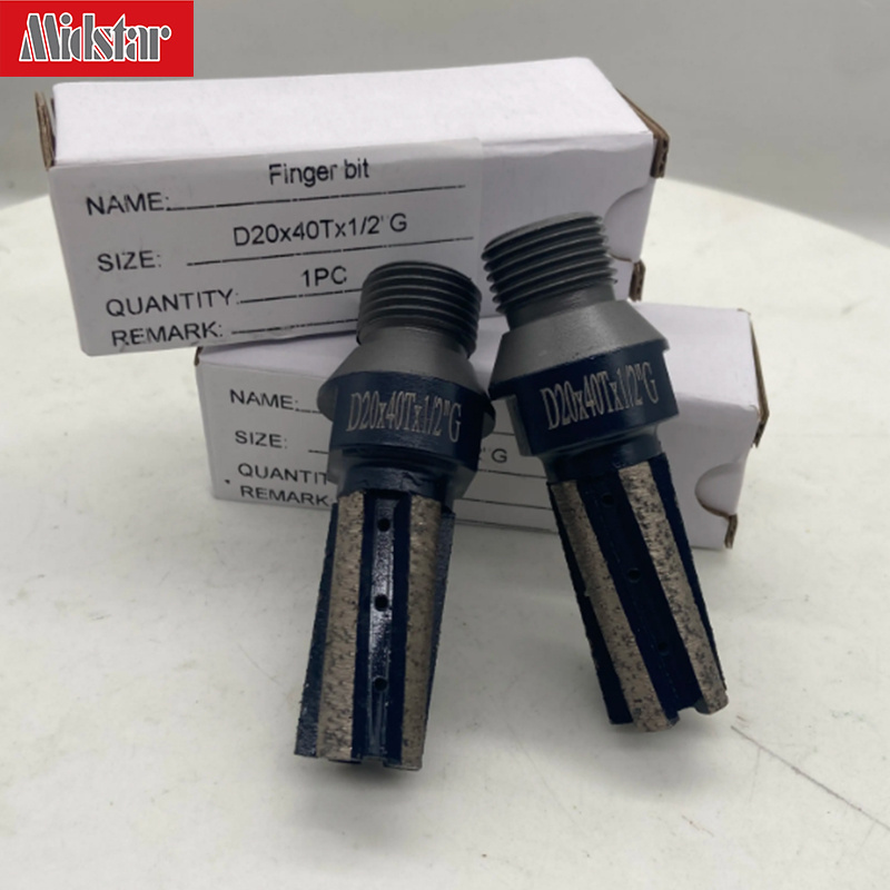 Sintered diamond drill CNC machine finger drill bits for stone