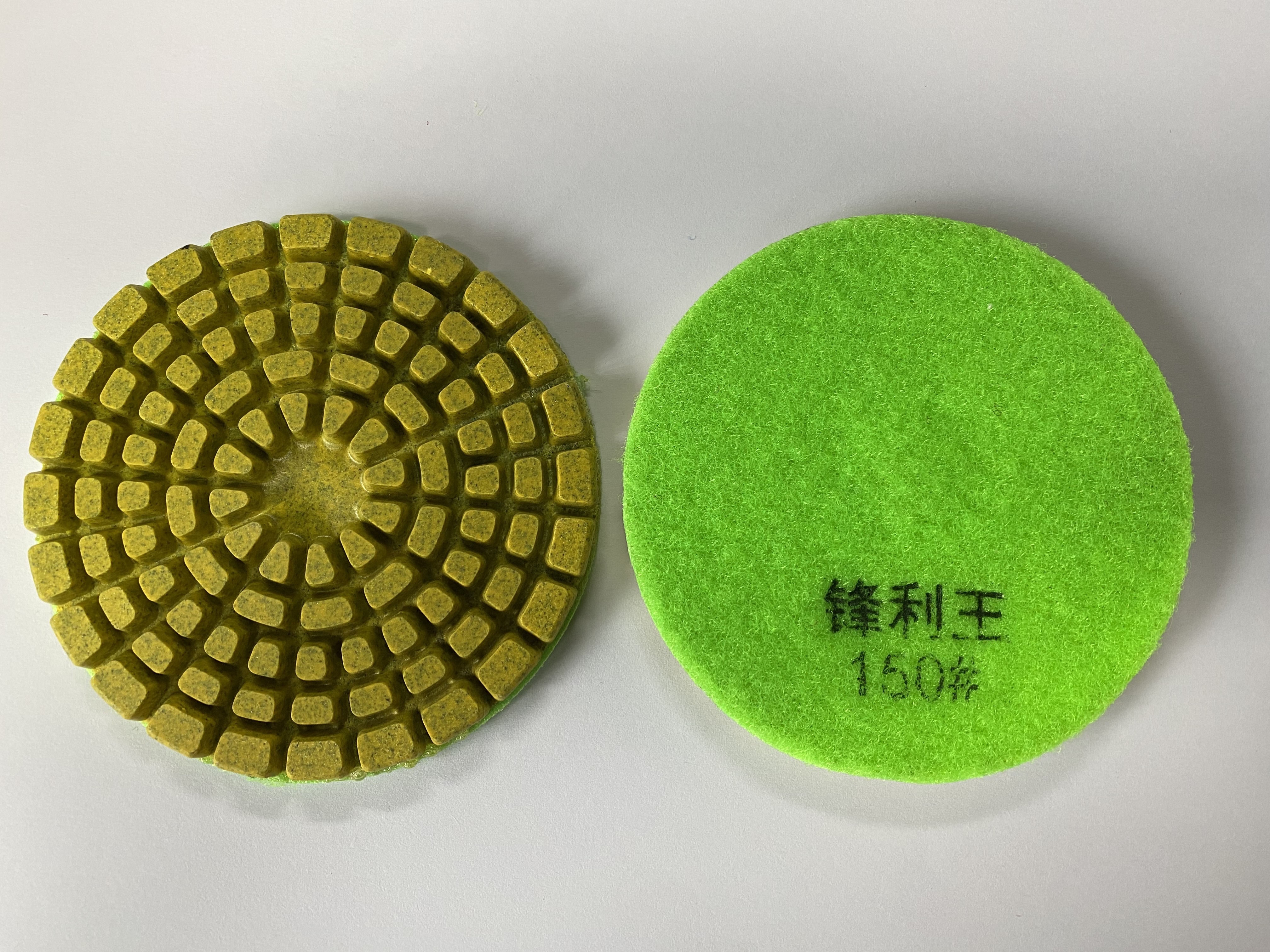 4inch  Sharp Type  Wet  Diamond Bond Resin Wet Flexible Polishing Pad  Fpr Concrete terrazzo  Floor Polishing