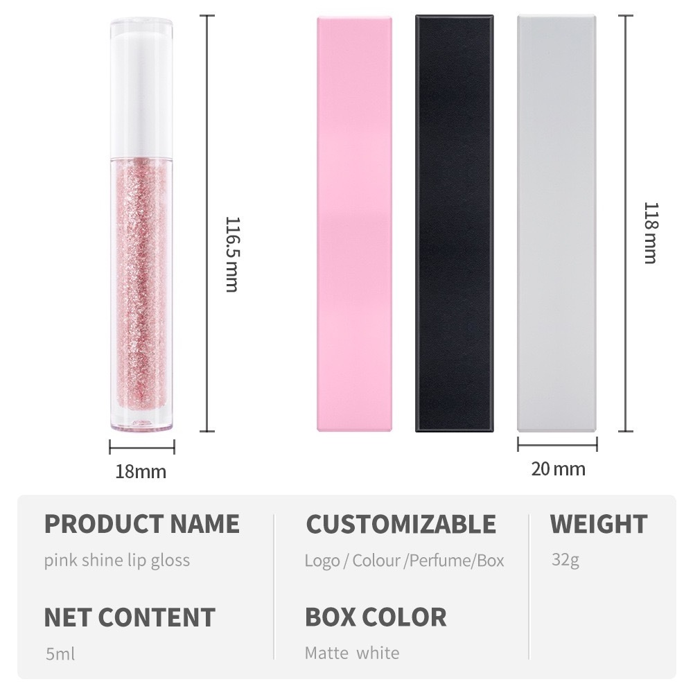 Private Label vegan Long Lasting Lipgloss Matte Liquid Lipstick Glitter Shimmer Waterproof make your own logo lip gloss