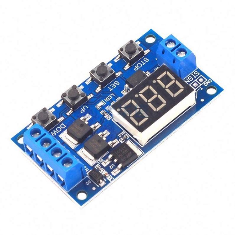 Double MOS Tube Control Board Trigger Cycle Timing Delay Switch Circuit