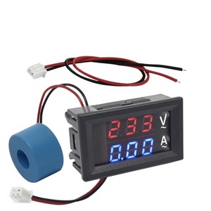 0.56'' Digital LCD Voltmeter Ammeter AC 60-500V 10A 50A 220V Voltage Current Meter Tester Detector Current Transformer