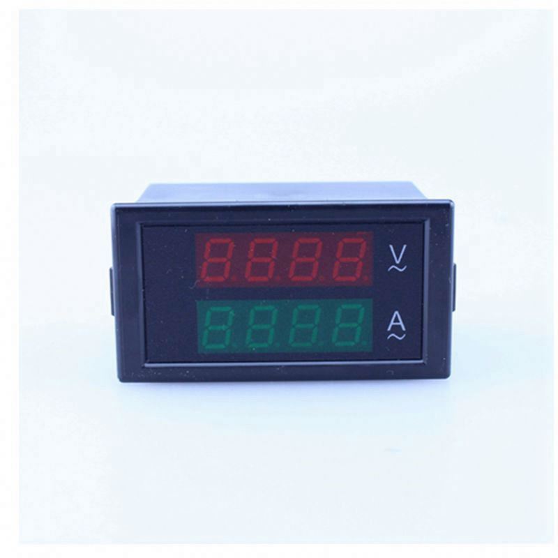 Digital AC Voltmeter Ammeter 200~ 450V 100A Power Energy Meter Current Monitor HD Color Screen 180 Degrees Flawless LED CT Coil