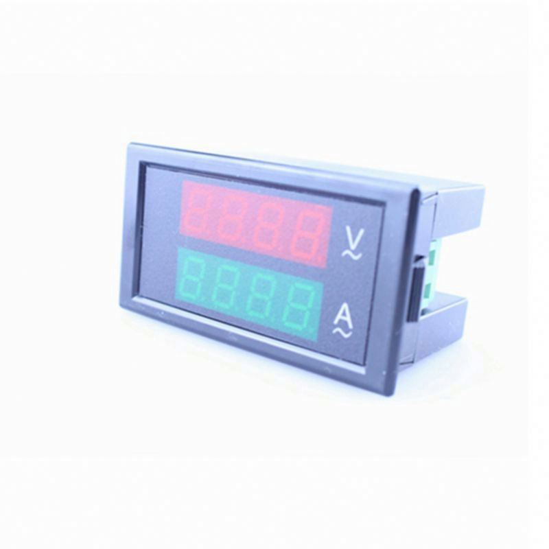 Digital AC Voltmeter Ammeter 200~ 450V 100A Power Energy Meter Current Monitor HD Color Screen 180 Degrees Flawless LED CT Coil