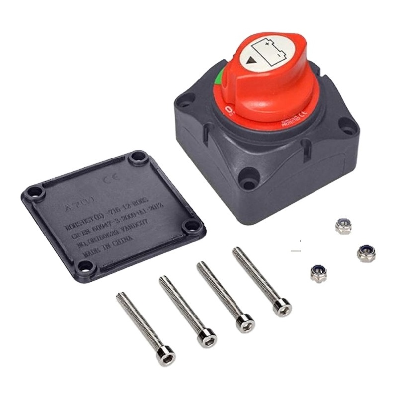 For Car/Vehicle/RV/Boat/Marine 20 Battery Power Cut Off Kill Switch 12-60V 2 Position Disconnect Isolator Master Switch